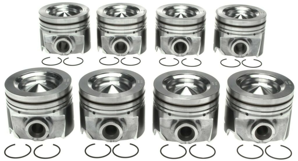 6.7L Powerstroke Diesel HD Replacement Piston Kit With Rings Mahle 224